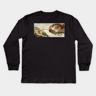 The creation of Goldblum Kids Long Sleeve T-Shirt